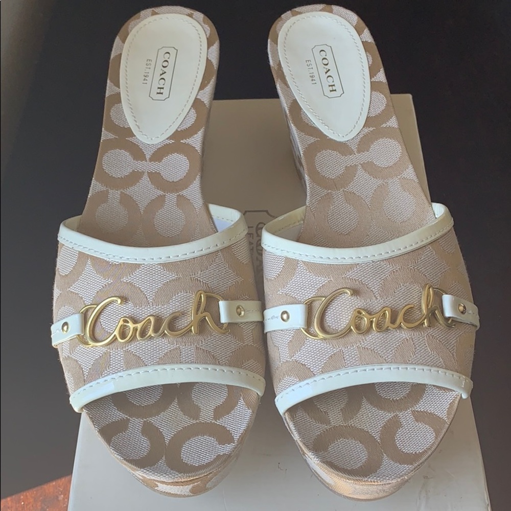 Coach Carissa Wedges Heel Shoes - Picture 9 of 11